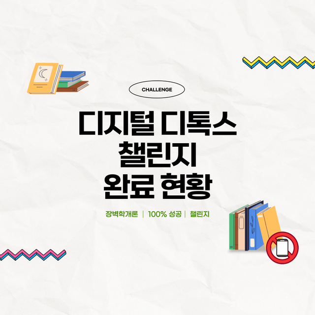 디지털 디톡스 챌린지 완료현황🏆